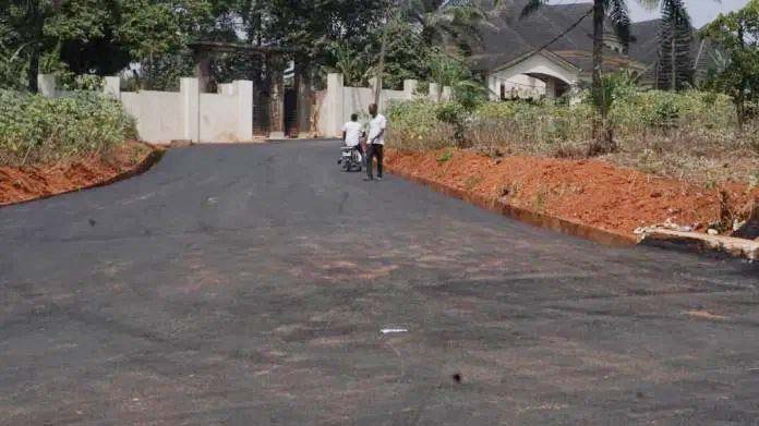 Businessman builds a new road in Nnewi