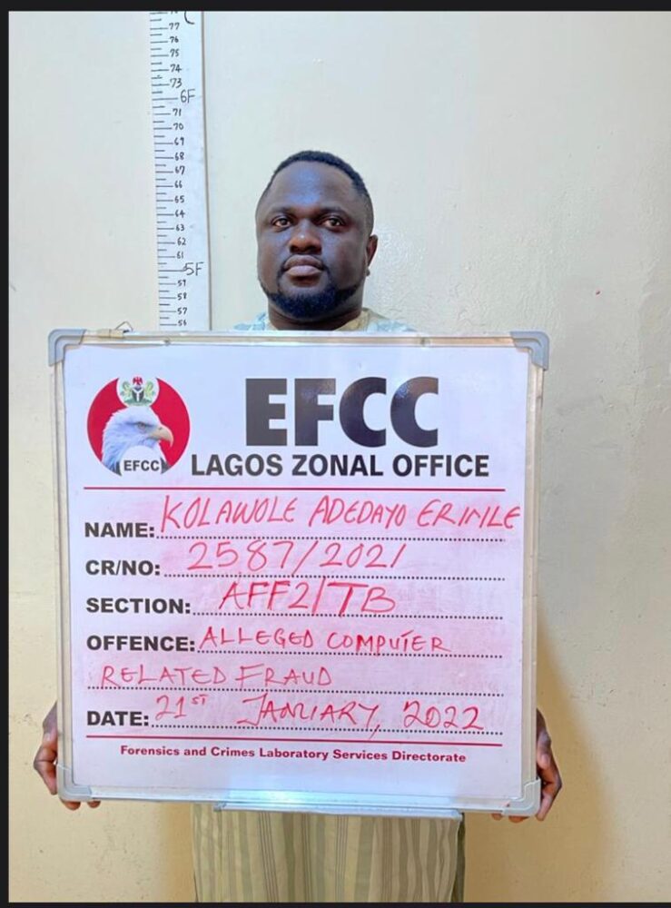 Ex-convict Kolawole Erinle sentenced to 12-year imprisonment for $1.4m fraud