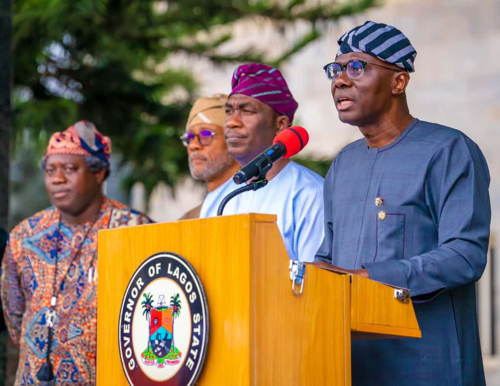 Planned Protest: Governor Babajide Sanwo Olu Speech To Lagosians